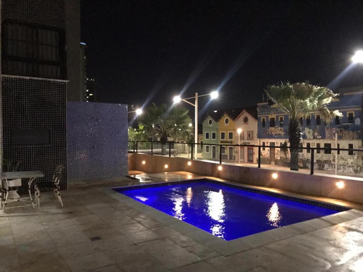 Апартаменты 804 Lindo Flat Mobiliado Com Vista Lateral Mar Na Praia De Iracema Форталеза Экстерьер фото
